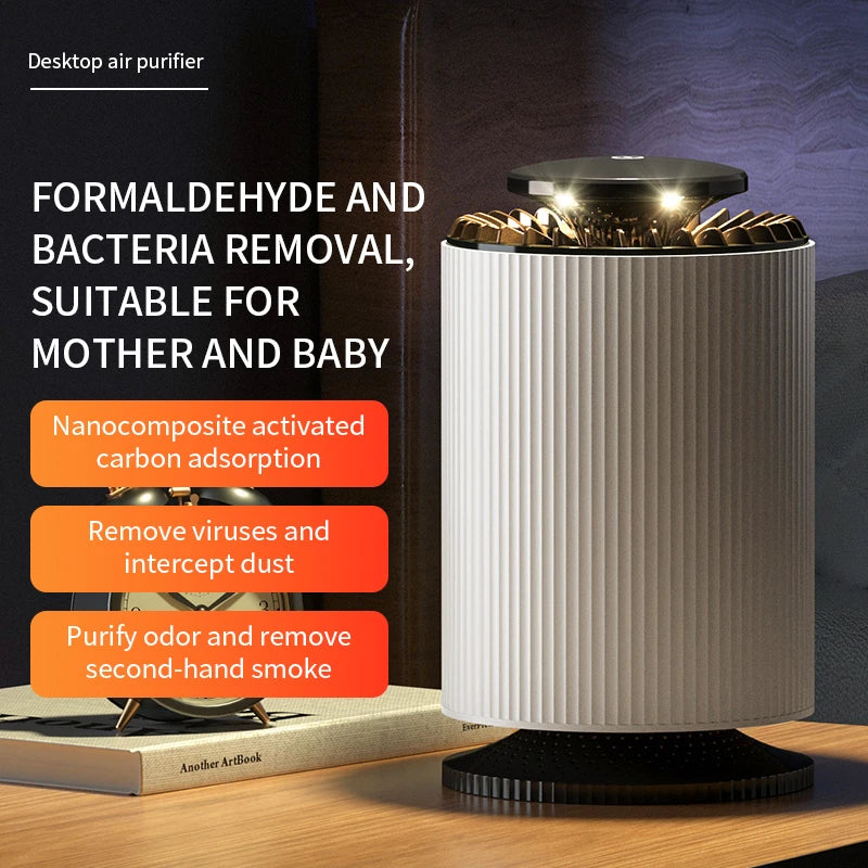 New Air Purifier For Removing Second-hand Smoke Mother And Baby Grade Pet Air Purifier Small Appliances Activated Carbon Filter