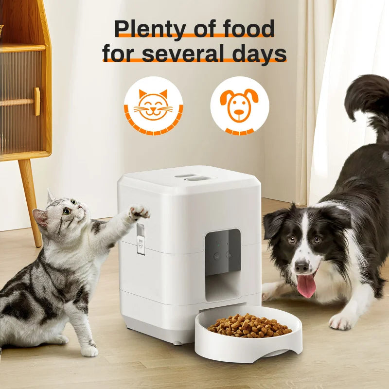 2L Automatic Pet Feeder Wifi Smart Cat Dog Food Dispenser App Controlled Slow and Quantitative Feeding for Pets Cat Accessories