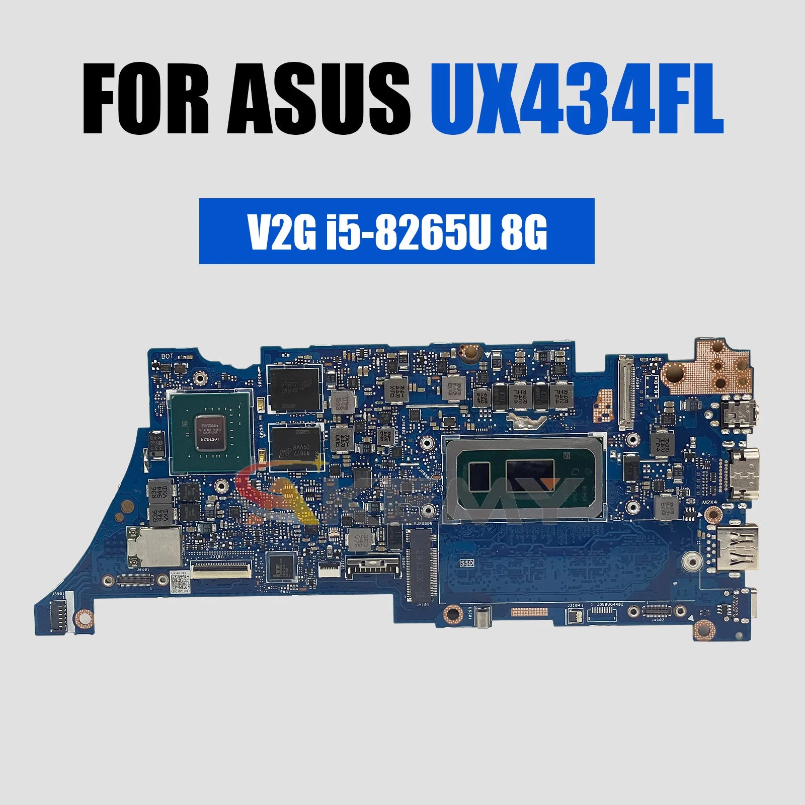 AE UX434F Motherboard For ASUS UX434FL UX434FA UX334FL UX334FA UX434FLC UX463FL U4600F UX434 Mainboard i5 i7 CPU 8G/16G RAM