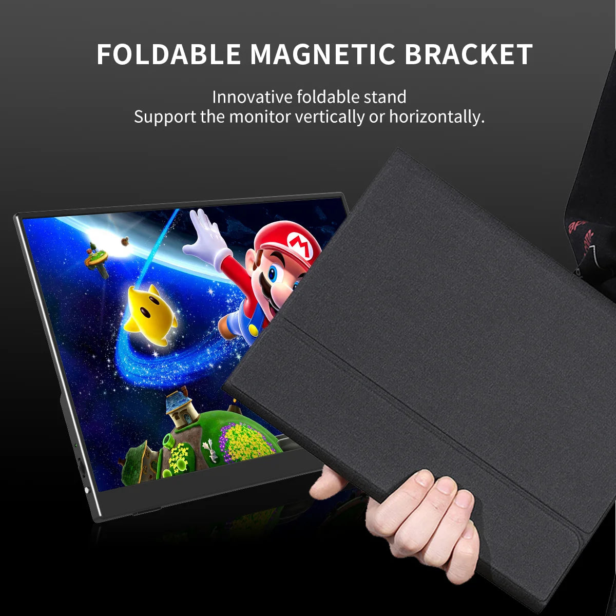 Unew Portable Monitor 13.3 inch 2560*1600 2.5K Gaming Display Screen HDMI Type-C for PS Xbox Switch Laptop Phone Tablet US Stock