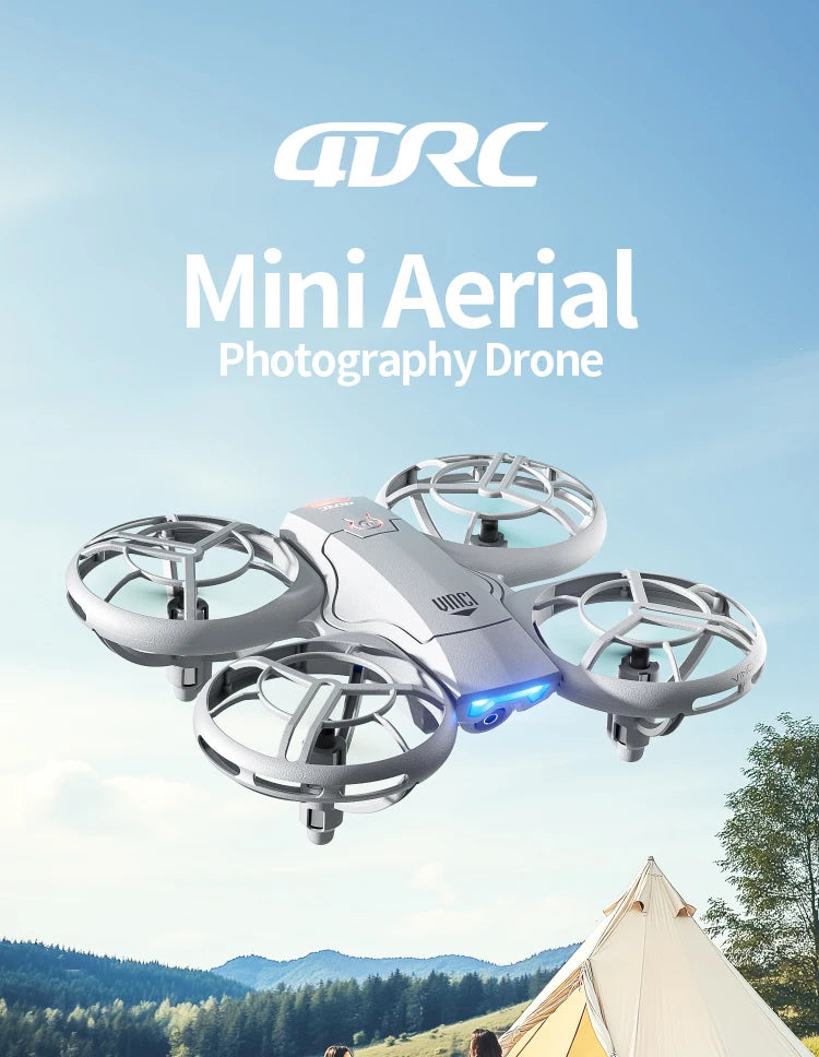 4DRC New V8 Mini Drone 6k profession HD Wide Angle Camera WiFi FPV RC Dron Height Keep Drones Helicopter Kids Toys Gifts