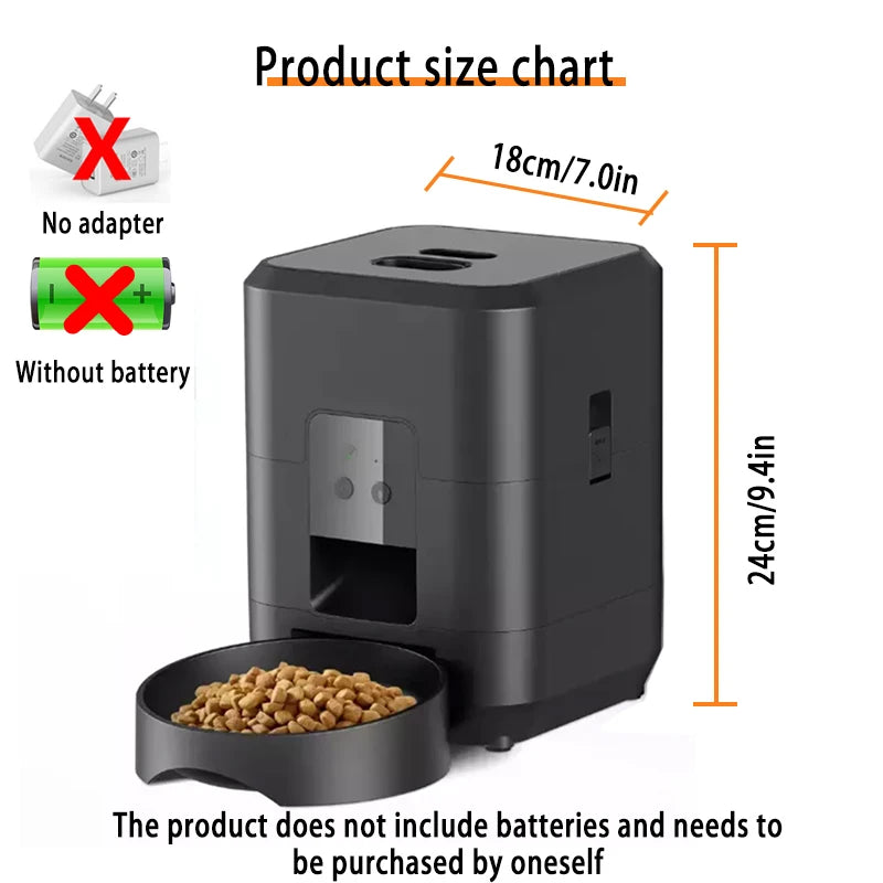 Smart Pet Feeder Automatic Cat Feeder Dog Slow Food Machine With Timed Quantitative Automatic Cat Food Dispenser Cat Dog Bowl