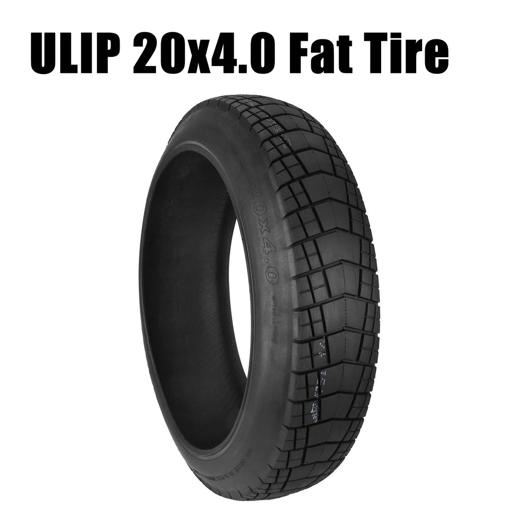 ULIP New 20 Inch Fat Tire 20x4.0 Bike Off-road Fat Tire Snowmobile Beach Electric Bicycle 20*4.0 Anti-Slip Fat Tire Cycling Part