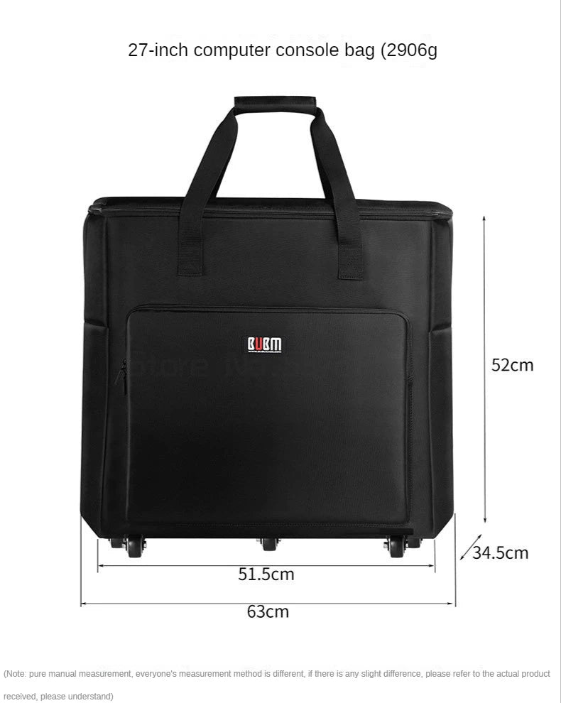 Desktop Gaming Computer PC Carrying Case Travel Storage Carrying BagComputer Main Processor Case and Monitor