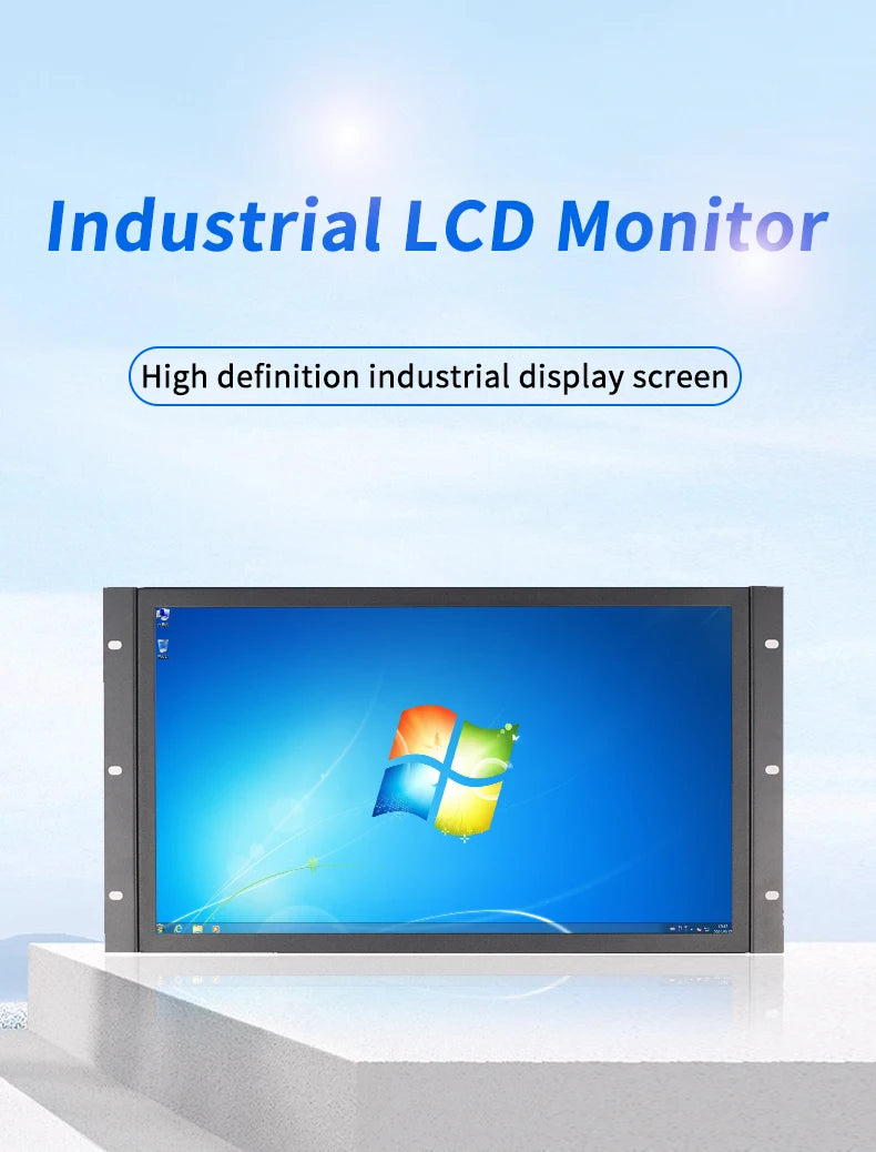18.5 Inch 1920*1080 Industrial Touch Monitor HDMI VGA USB LCD Display VESA Wall Mount Open Frame Embedded Monitor For Equipment