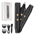 Electric Shaver for Women Female Epilator Electric Hair Removal 2 in 1 Woman's Razor for Body Legs Face Mustache Bikini Trimmer