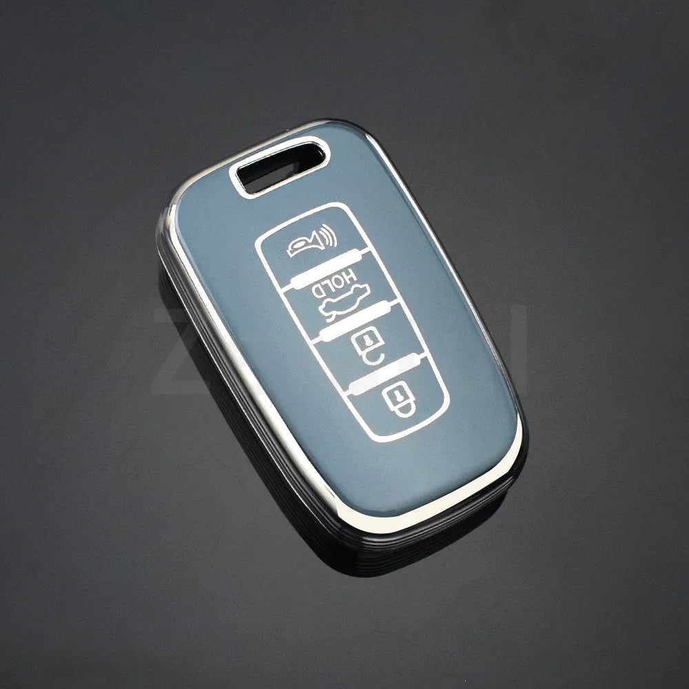 Car Key Case Cover Shell Fob 4 Buttons For Kia Hyundai EQUUS Optima K5 Forte Opirus Rohens Ix35 SOUL SORENTO MOHAVE Borrego