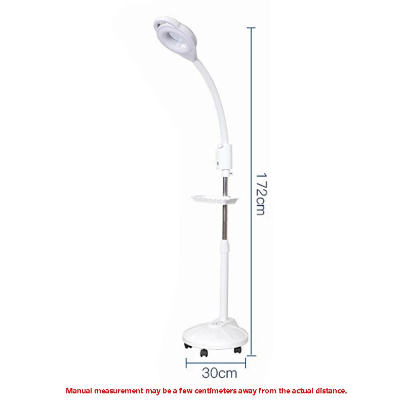 16X LED Lighting Magnifying Glass for Tattoo/Manicure and eyelashes/Skincare Beauty  Round fill light dimmable light