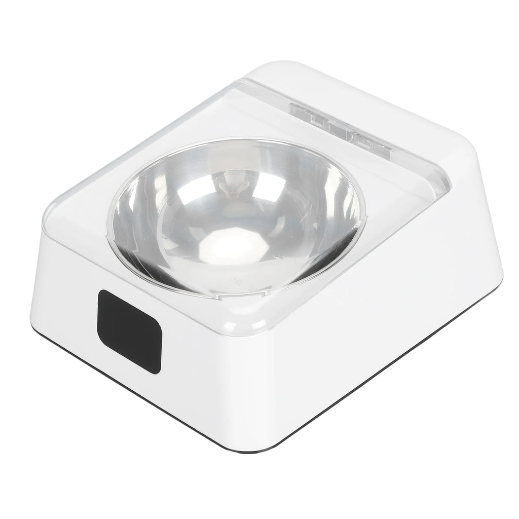 Automatic Cat Feeder with Infrared Sensor Cover Removable Bowl Battery Powered Intelligent Automatic Opening Lid Dog Feeder
