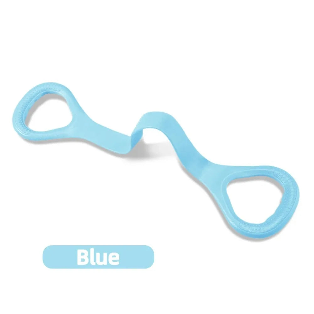 Elastic Resistance Band for Arm Shoulder Back Workout - Fitness Exercise Training Yoga Pilates Physical Therapy Equipment Tool