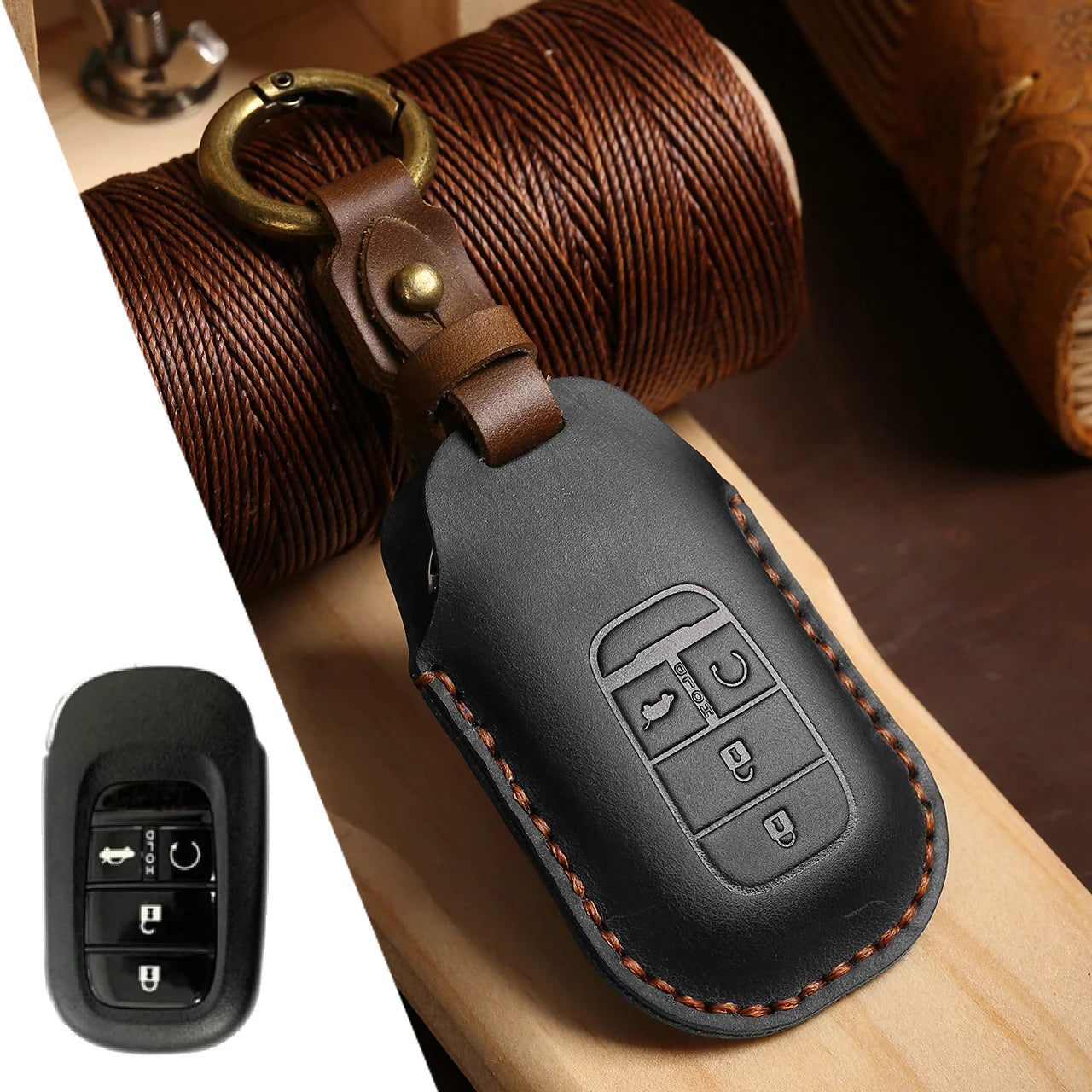 Car Key Cover Case Shell Fob for Honda 2022 2023 2024 2025 for Civic for Accord for CR-V for HR-V