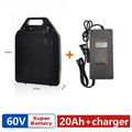 60V 40ah 20ah 30ah Electric Motorcycle Lithium Battery Pack 18650 Battery 300-1000W for Citycoco Scooter Bicycle