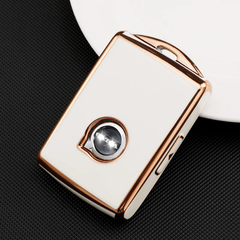 Car Remote Key Fob Case Cover for Volvo S60 S90 V90 XC40 XC60 XC90 Key TPU Protective Shell Premium Accessory