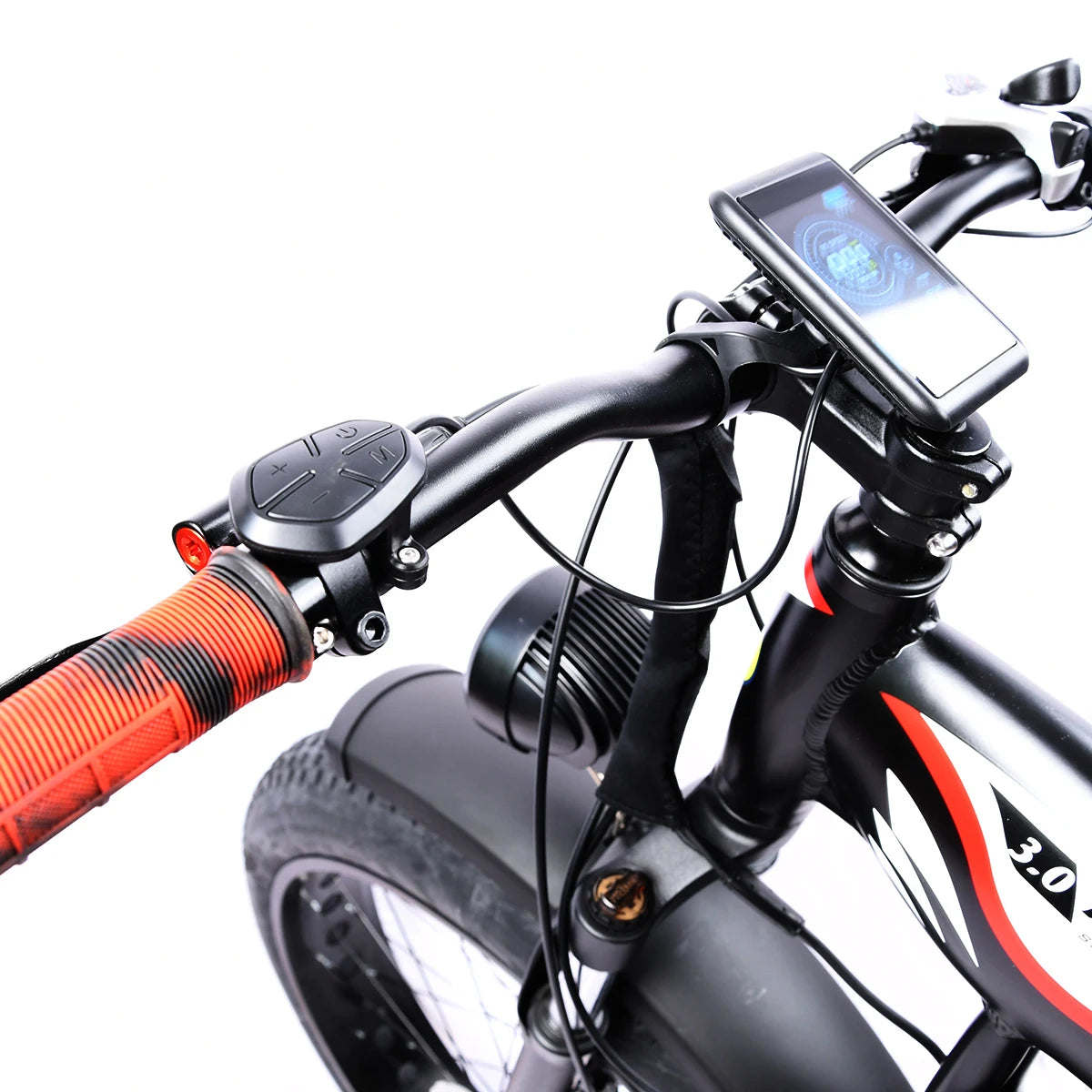 Custom 26inch Fat Snow tire ebike 1500W 48V 70ah  Large capacity  Li-ion battery electric long-distance cycling bicycle