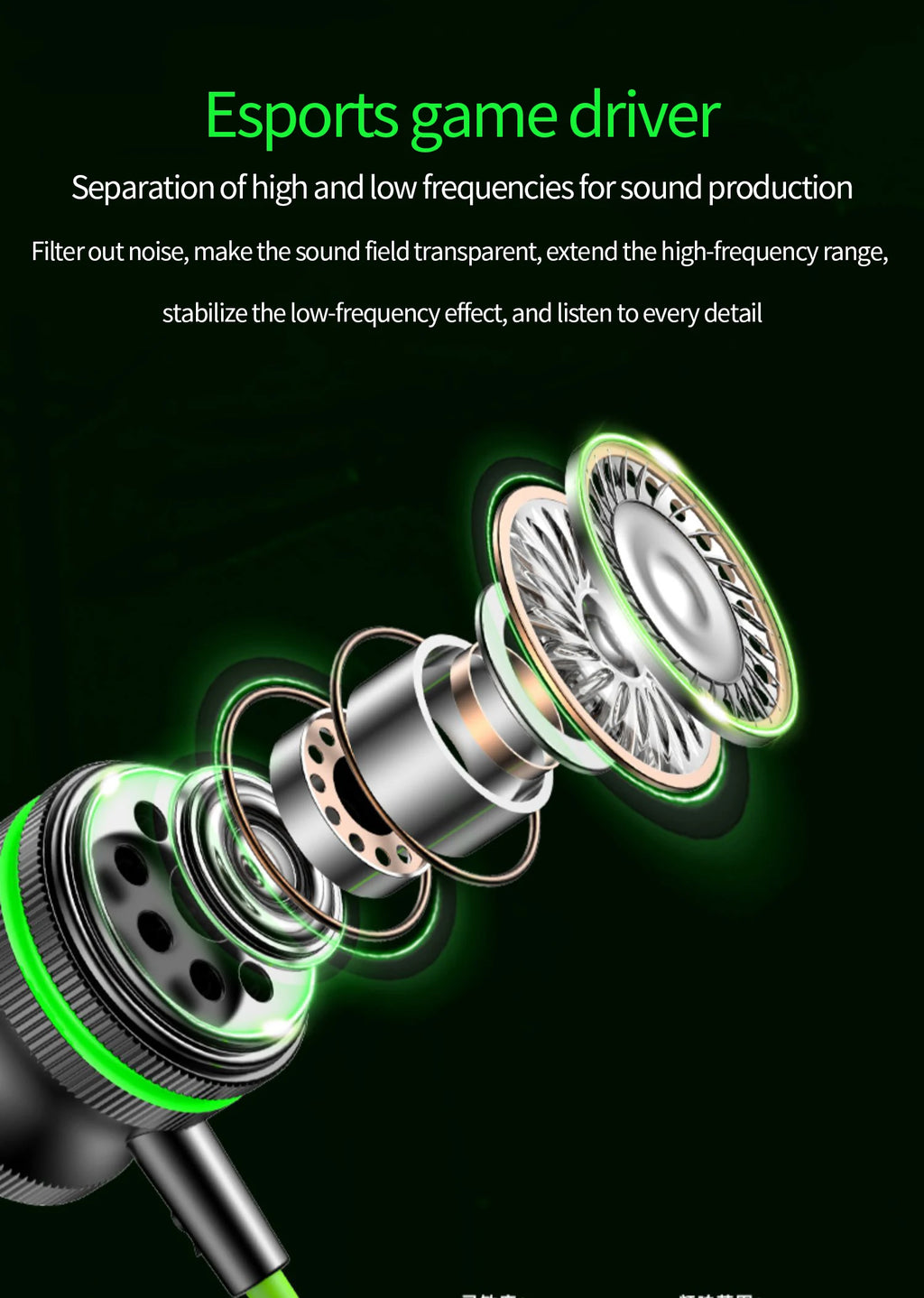 Headset Gamer Headphones Wired Earphone Gaming Earbuds With Mic For Pubg PS5 CSGO Casque Phone Tablet Laptop Universal Game