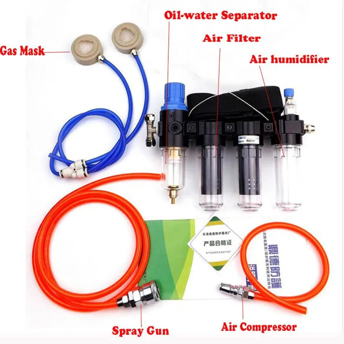 High quality Functional Air-Supply Industrial Respirator System 6800 Air-Supply Full-Face Mask protection work Gas MaskFull mask