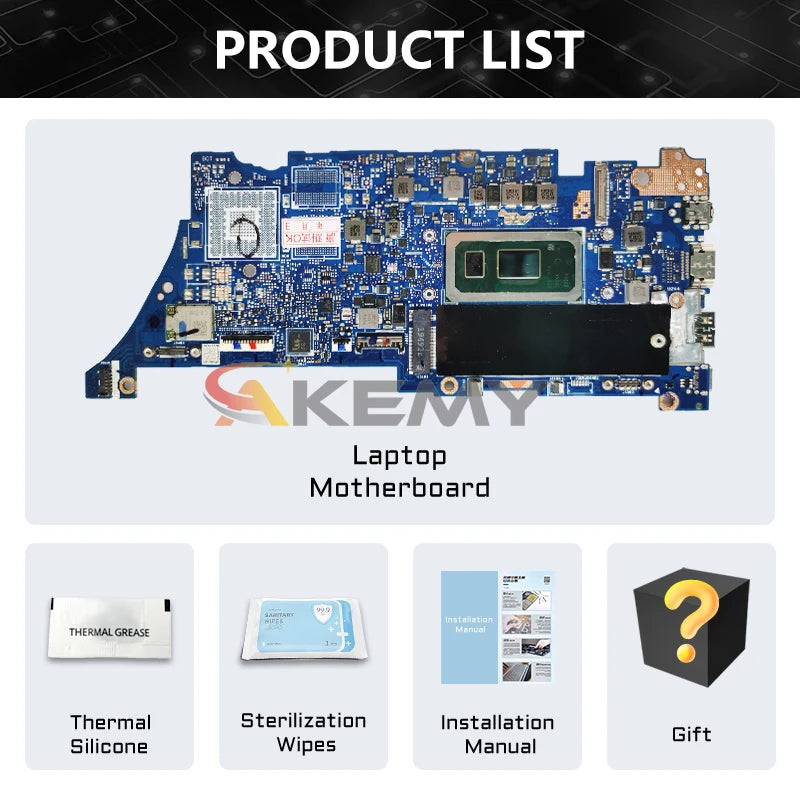 AE UX434F Motherboard For ASUS UX434FL UX434FA UX334FL UX334FA UX434FLC UX463FL U4600F UX434 Mainboard i5 i7 CPU 8G/16G RAM