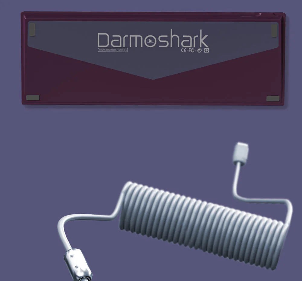Darmoshark KT68 Pro Gaming Mechanical Keyboard Wired Hot Swap 68 Keys Aluminum Alloy Customized Magnetic Axis Kailh Switch