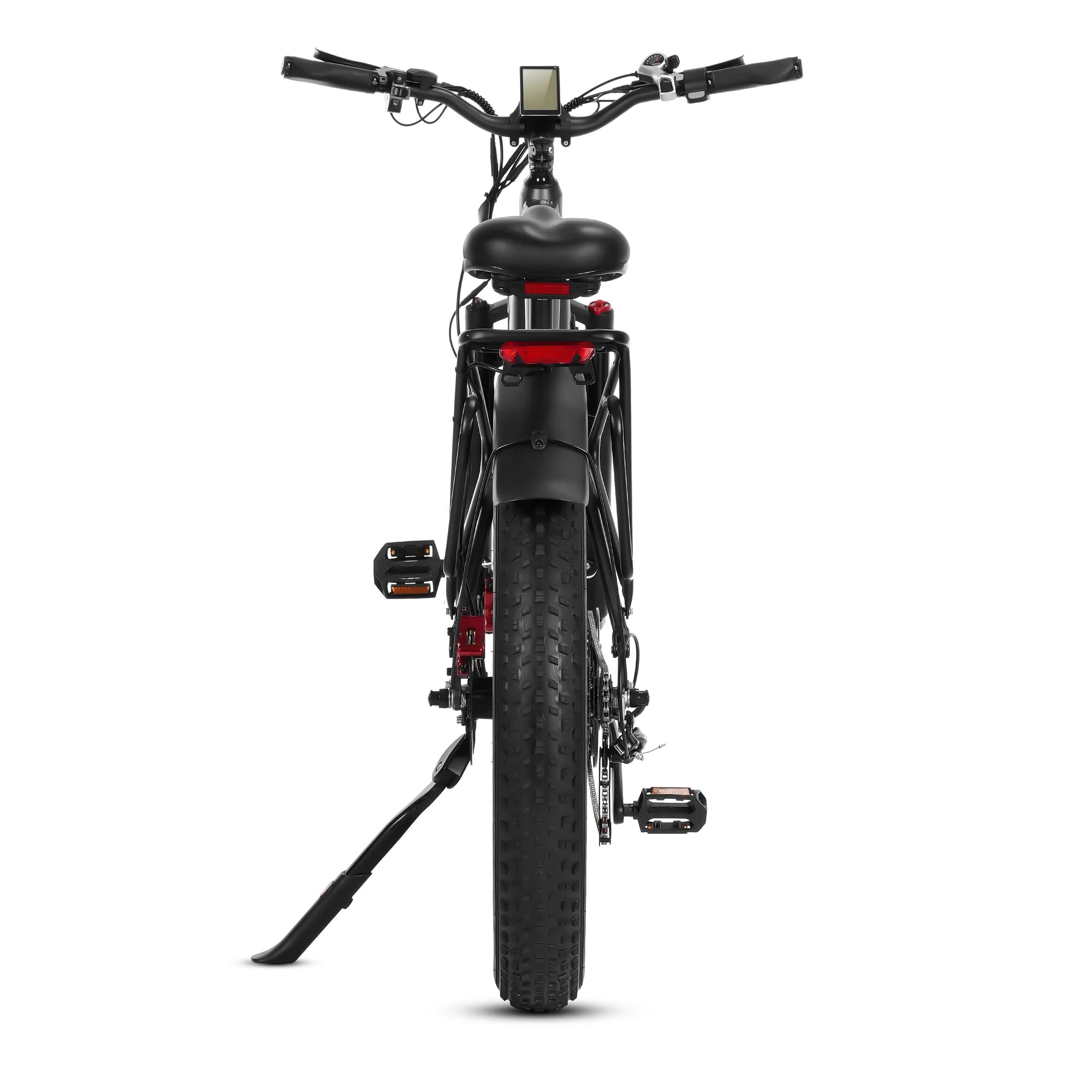 All Terrain 26-Inch Wheel Size Electric Hybrid Bike Steel Frame 1000W E-Bicycle Shimano Lithium Fat Tire Mountain Bike