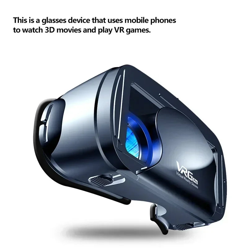 VRG Pro VR Glasses Virtual Reality Headset Devices Viar 3D Goggles AR Glasses Smart Lenses For  5-7'Smartphone Cell Phone