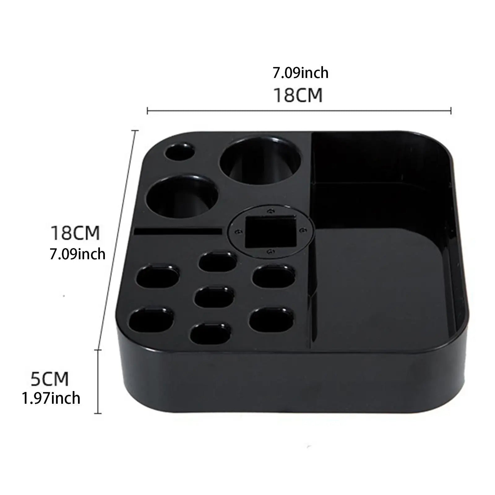 Pet Grooming Tool Storage Box Haircutting Shears Scissors Tweezers Organizer for Brushes and Dog Combs with Rotating Feature