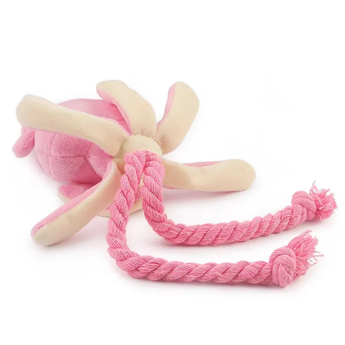 Pet Plush Toy for Small Large Dogs Cats Molar Training Squeaky Toys Octopus Shape Interactive Cotton Rope Toy Dog Accessories