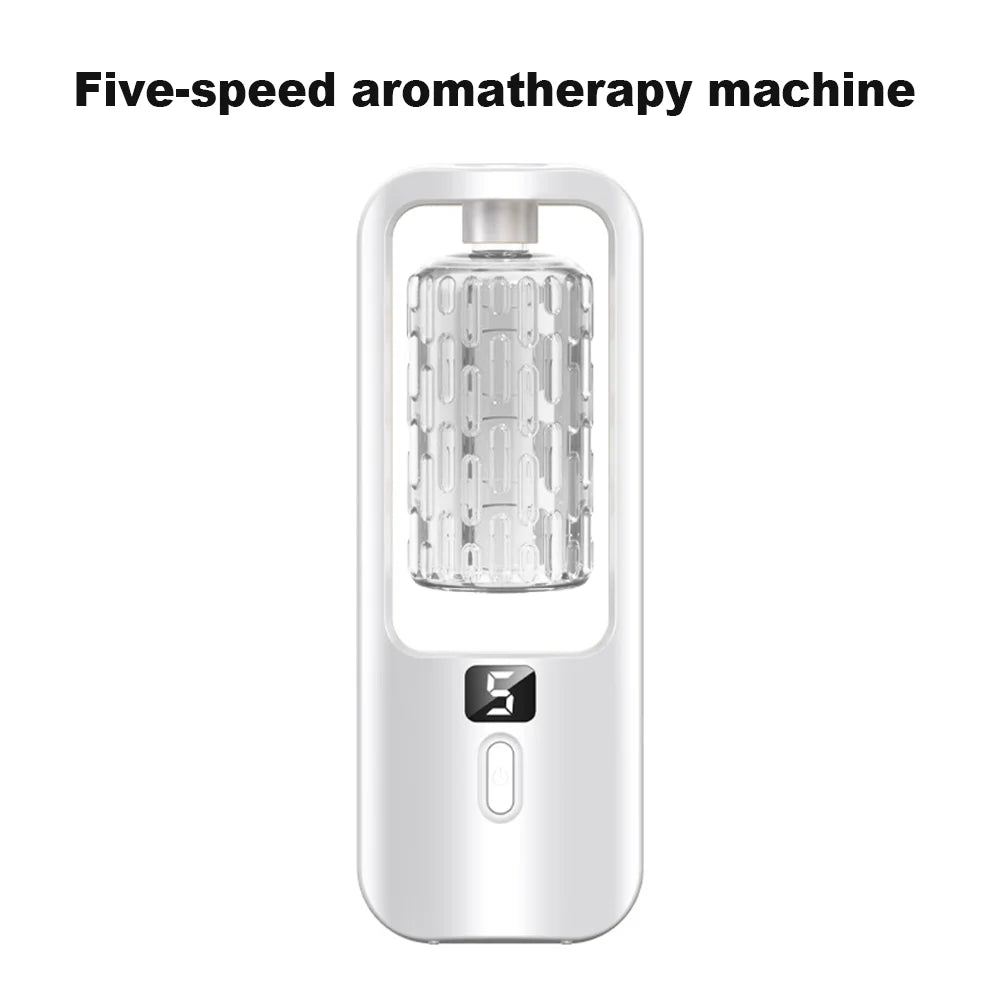 50ml Essential Oils Diffuser USB Multi-Mode LED Digital Display Home Wall Mounted Display Air Freshener Smart Room Fragrance