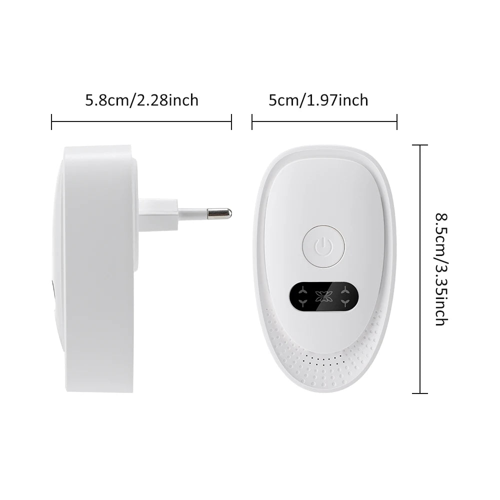 Plug-In Electric Air Purifier Negative Air Ionizer Mini Anion Purifier Negative Ion Generator Quiet Ionic Air Fresher Air Clean