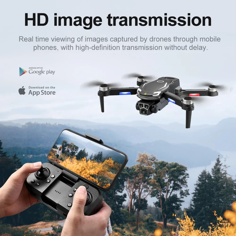 Original V888 4K Drone Three Camera HD Aerial Photography WIFI 5G Optical Localization Four-way Obstacle Avoidance New Dron