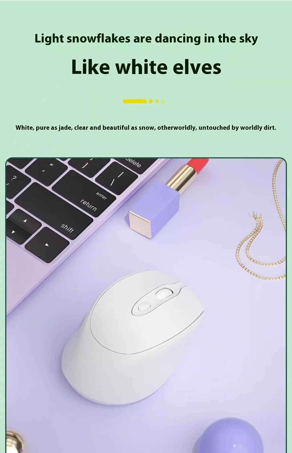 Bluetooth-Compatible Wireless Mouse 2.4G USB Wireless Computer Mouse Rechargeable Silent Mice For PC Laptop Macbook Tablet