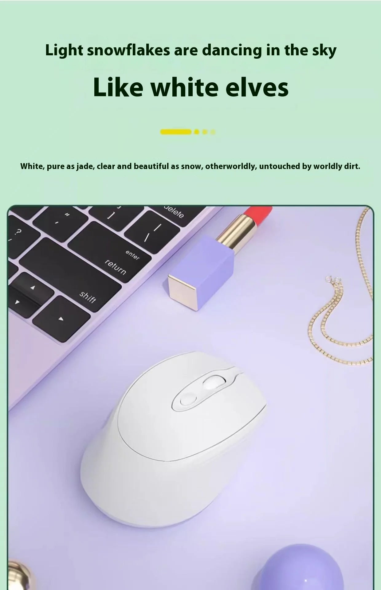 Bluetooth-Compatible Wireless Mouse 2.4G USB Wireless Computer Mouse Rechargeable Silent Mice For PC Laptop Macbook Tablet