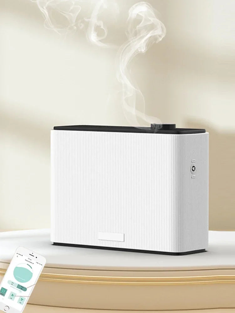 Commercial Essential Oil Diffuser Large Area Intelligence WiFi Bluetooth Waterless Aroma Diffuser Cold Mist Scent Machine Home