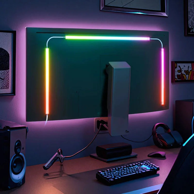 Smart Gaming RGB Backlight Ambient Lights Display Lighting Streaming Colourful LED Strip Light for Gaming Desktop Screen Sync