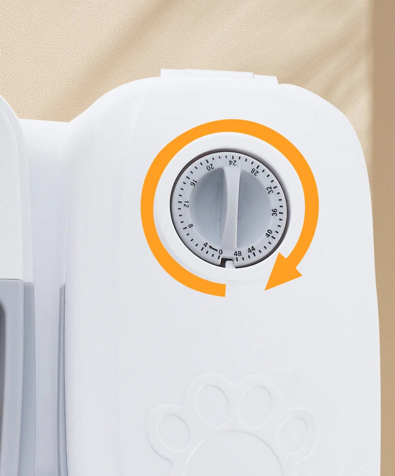 Pet Automatic Timing Feeder Detachable Large Capacity Dog Dry Food Dispenser Smart  Food Feeder Timed for Cats Dogs
