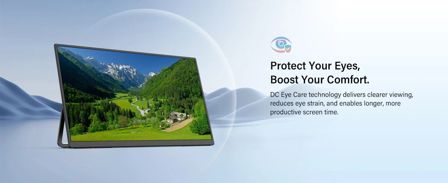 23.8-Inch Portable Monitor Touch Display FHD IPS 120Hz Travel Game Display With Built-in Stand Speaker Laptop Screen