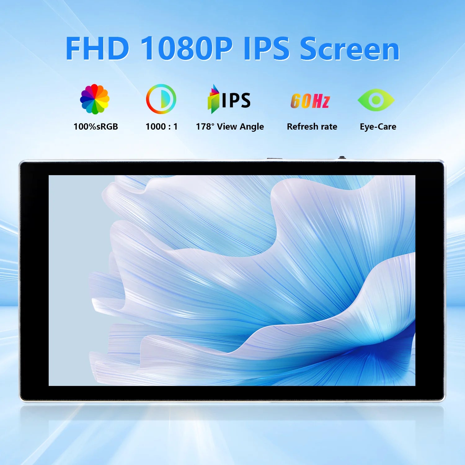 Gaming Monitor 7 Inch FHD Touch Potable Monitor 1920x1080 IPS Raspberry Pi Orange Pi Pocket PC Monitor Wisecoco LCD Monitor