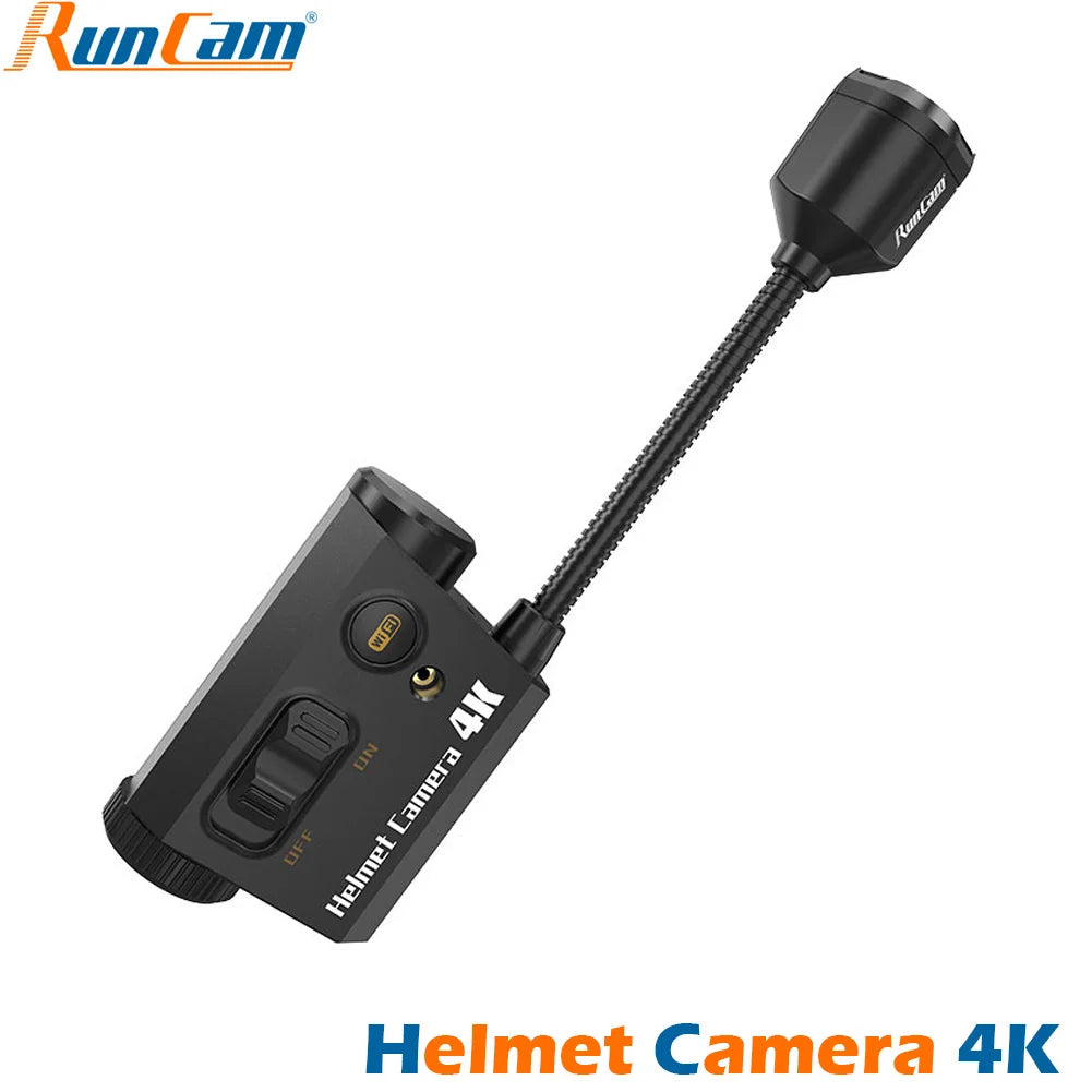RunCam Helmet Camera 4K Face Mask Recorder Airsoft Recording Long Battery Life 1920*1080 60fps Built-in Wifi for RC FPV Drone