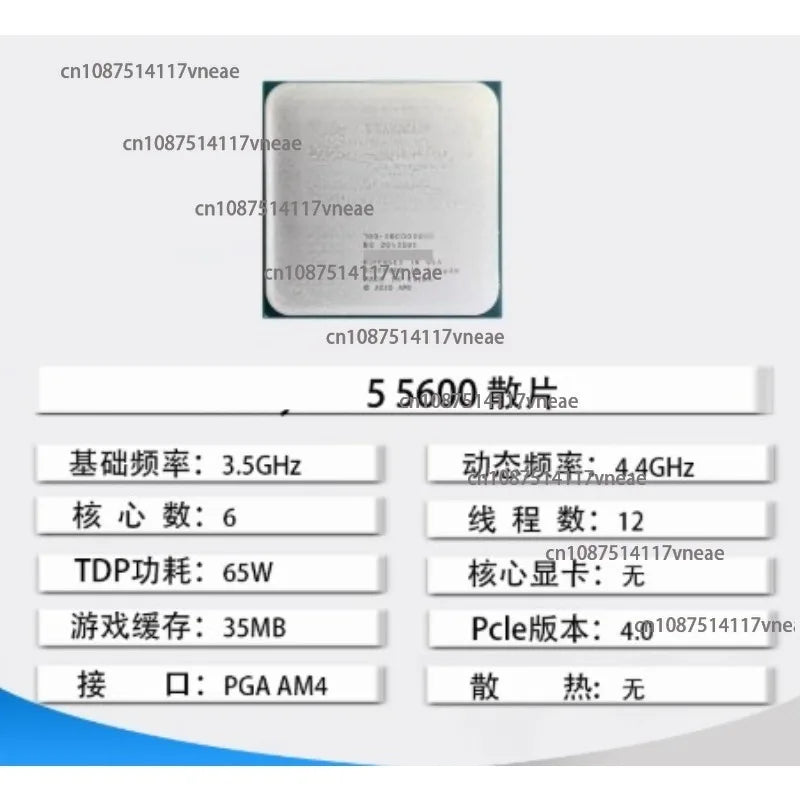 Chip R9 5900x R7 5800x 5950x R5 5600x Cpu 5700x 5500 5800x3D