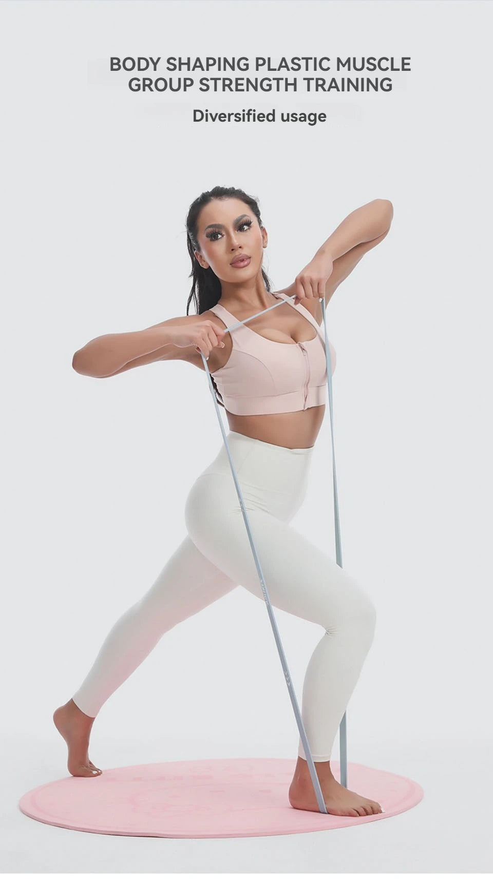 AOLIKES 1PCS Resistance Bands for Working Out, Exercise Bands, Workout Bands, Pull Up Assistance Bands, Long Heavy Stretch Bands