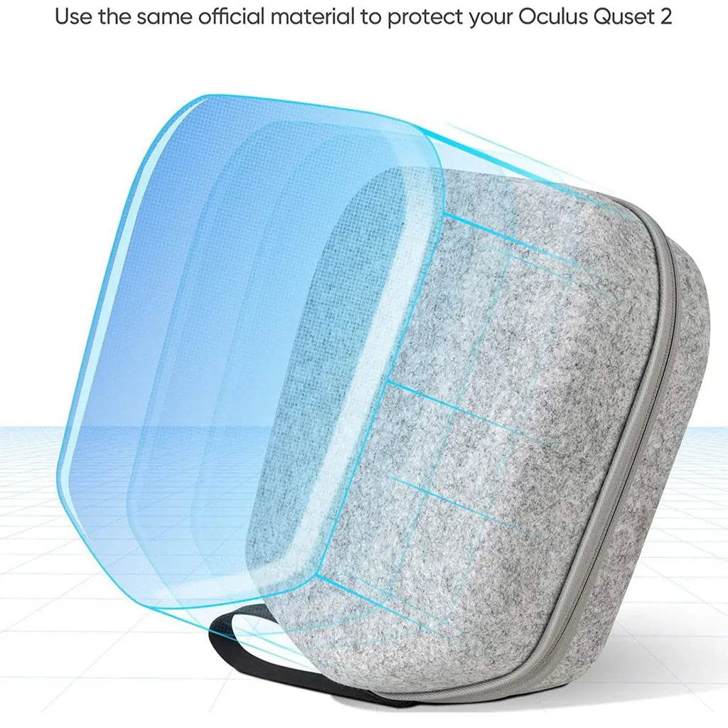 Large Capacity Hard Shell Storage Case Travel Carrying Bag VR Headset Accessories for Oculus Quest 2 VR Headset Touch Controller