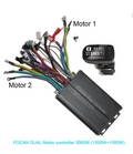 48V 60V 3000W Dual Drive Motor Controller Double Two 2 pcs brushless speed driver For E Bike Scooter 36V 48V 60V 72V