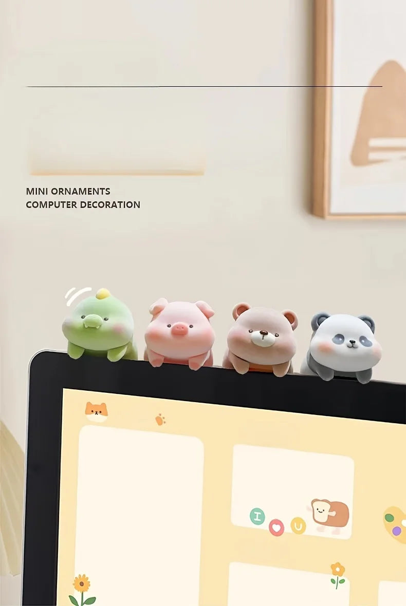 Desktop Small Ornament for Computer, Car Screen Ornament, Office Workstation Decoration, Computer Display Screen Pendant