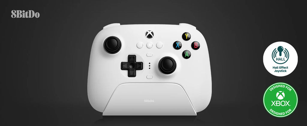 8BitDo Ultimate 3-mode Gaming Controller for Xbox, Hall Effect Joysticks, Compatible Windows, and Android
