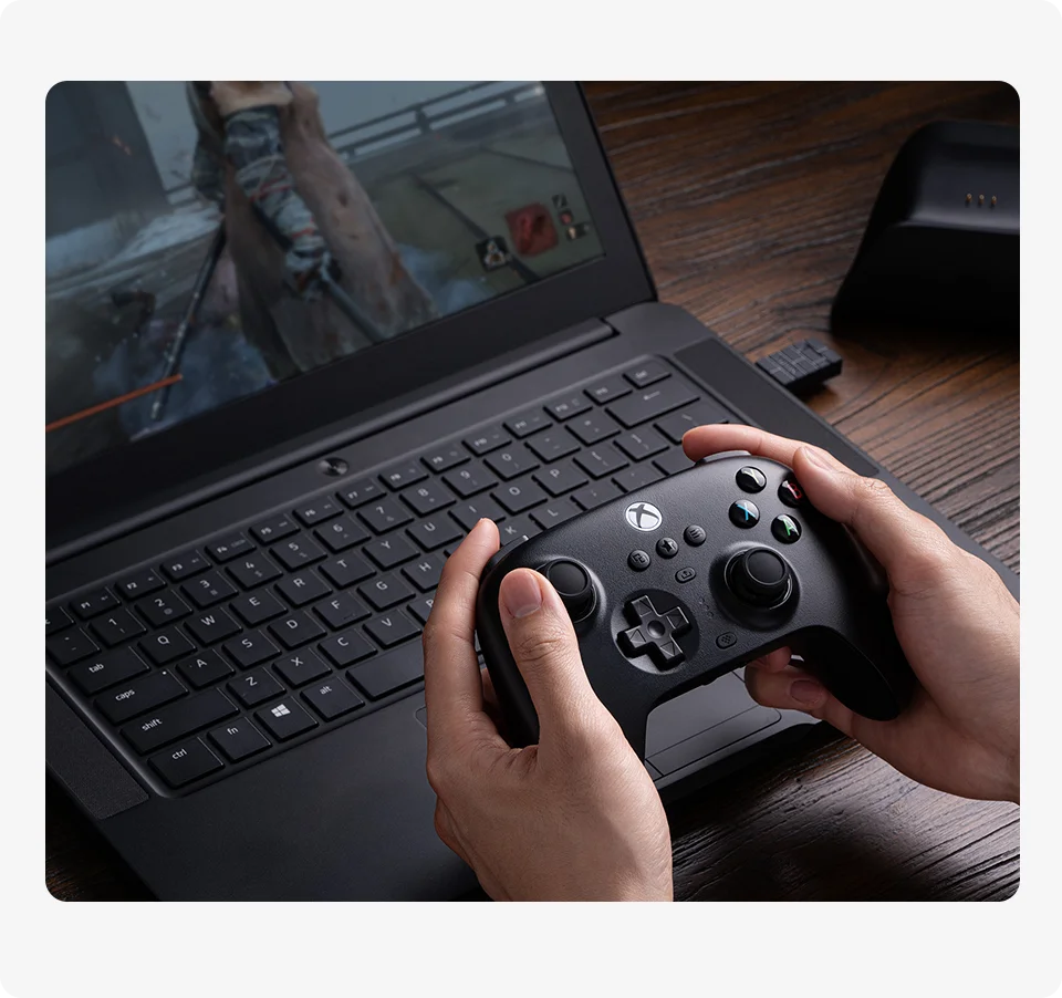 8BitDo Ultimate 3-mode Gaming Controller for Xbox, Hall Effect Joysticks, Compatible Windows, and Android - Jade
