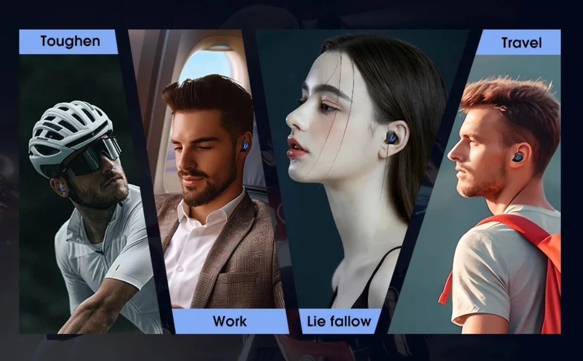 Bluetooth Gaming Earphones Wireless Noise-Canceling Headphones Low Latency Hi-Fi Audio Game Party for Gamer Friends Family