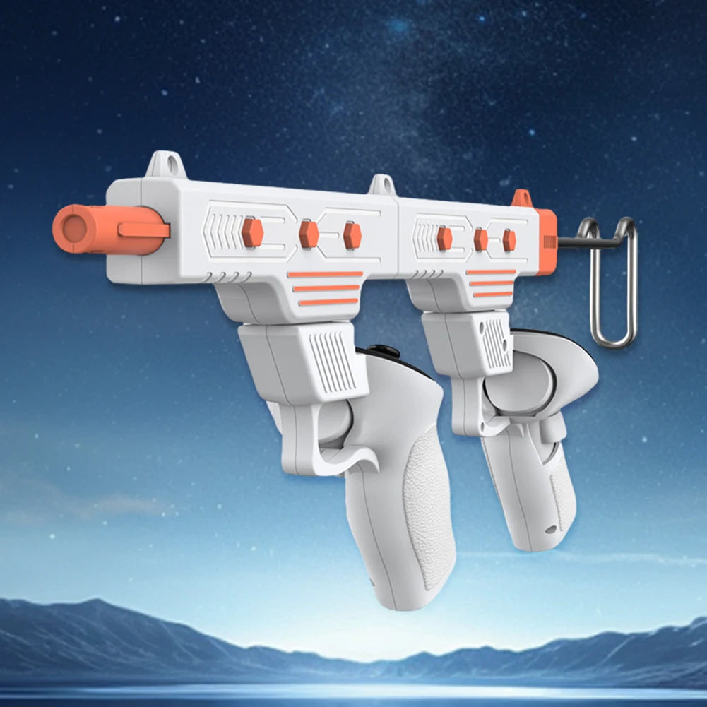 VR Shooting Game Accessories for Meta Quest 3/3S VR Controller Stock Detachable Rifle Adapter ABS Enhanced Immersion for Quest 3