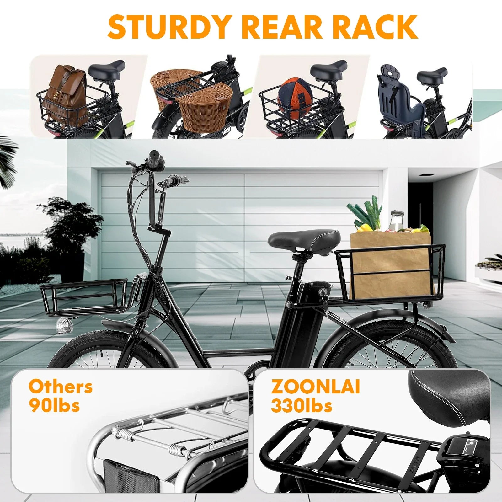 750W motor electric bicycle, 48V-10ah lithium battery outing life travel 20-inch durable urban commuting E-Bike