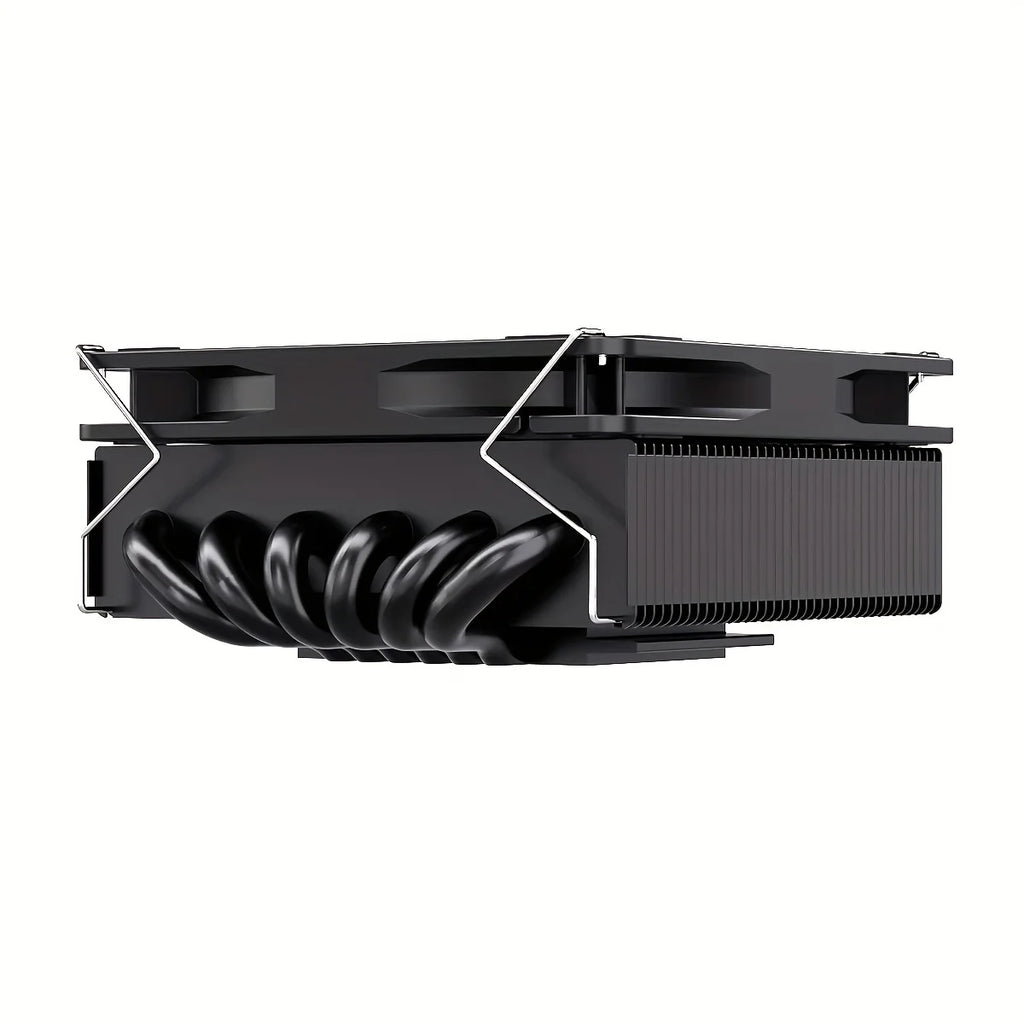 TEUCER 4.5cm Low Profile CPU Air Cooler High Performance 6 Heat Pipes for Intel LGA 1700 115X/AM4 AM5 ITX Gaming CPU Radiator