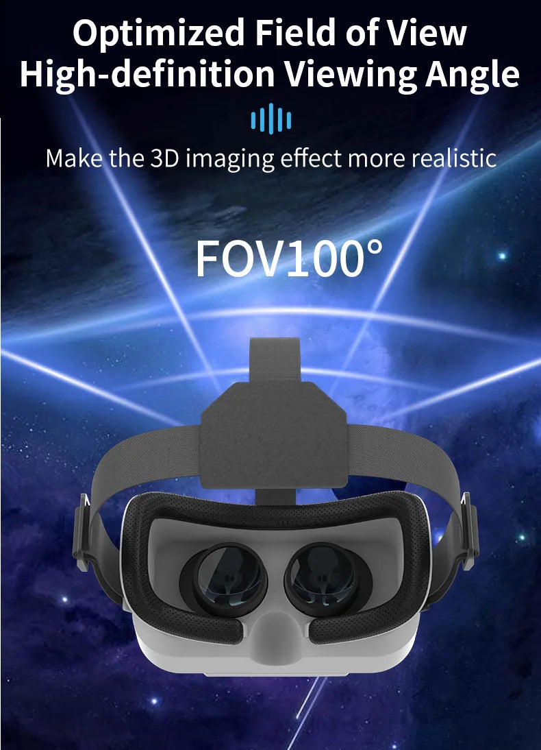 Virtual Reality VR Glasses Headset Viar Devices 3D Helmet Lenses Smart Goggles For Phone Smartphones Cell Viewer Mobile Game Set