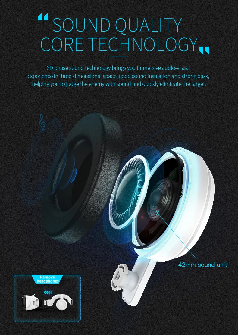 Virtual Reality VR Glasses Headset Viar Devices 3D Helmet Lenses Smart Goggles For Phone Smartphones Cell Viewer Mobile Game Set